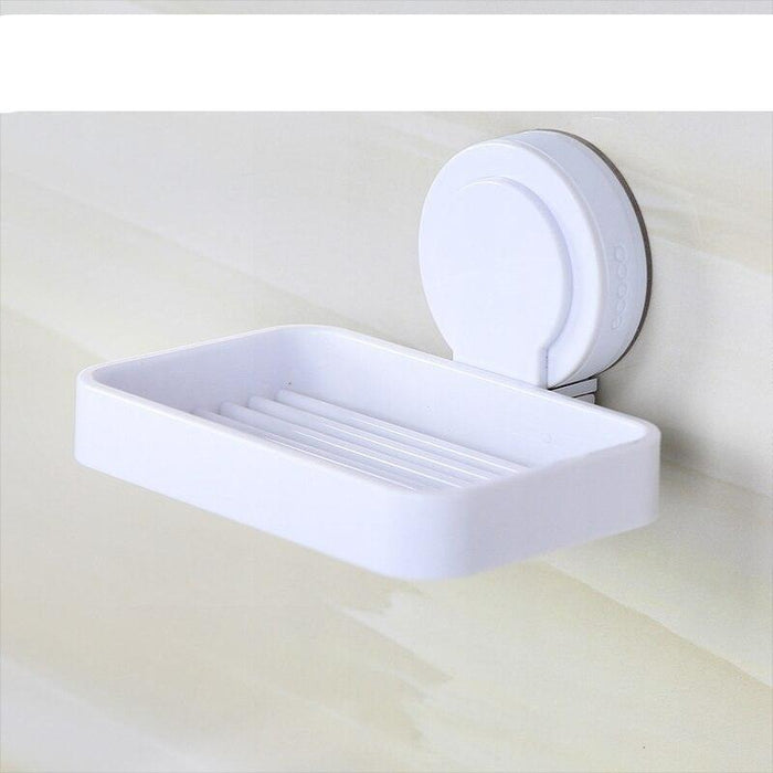 Wall-Mounted Soap Dish with Advanced Drainage Feature