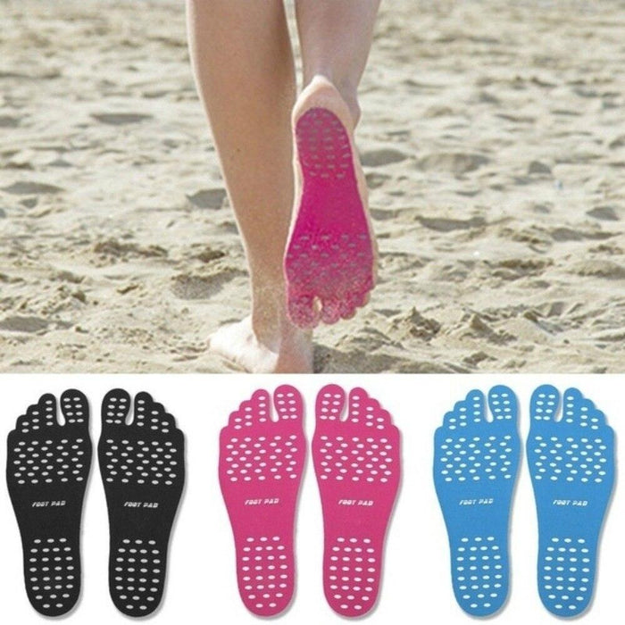 Ultimate Beach Footwear: Comfort and Stability with Adhesive Soles