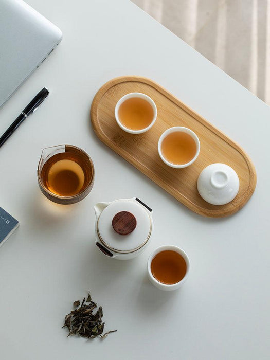 Zen Zhiyu Travel Tea Set - Your Portable Gateway to Tea Bliss