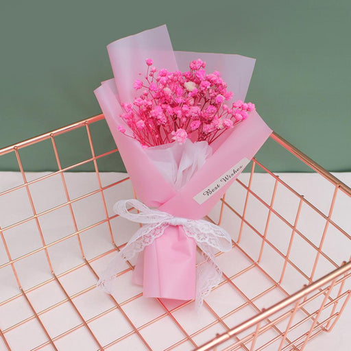 Eternal Beauty Real Touch Mini Flower Bouquet - Lifelike and Everlasting - Enchanting Real Touch Eternal Flower Arrangement