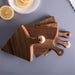 Rustic Wooden Serving Set - 6-Piece Bundle for Stylish Dining
