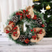 Festive DIY Wreath Making Kit with Eco-Friendly Pine Cones and Seasonal Decor