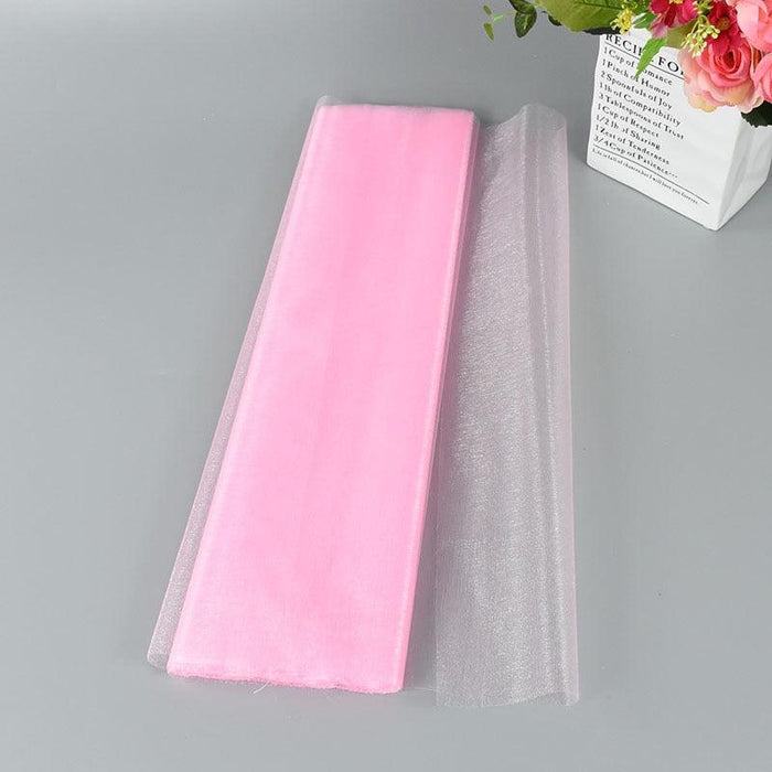 Glistening Elegance Crystal Organza Tulle Ribbon Roll