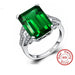 Exquisite Botanica Emerald Statement Ring