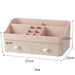 Elegant Cosmetic Organizer with Adjustable Dividers for an Organized Vanity