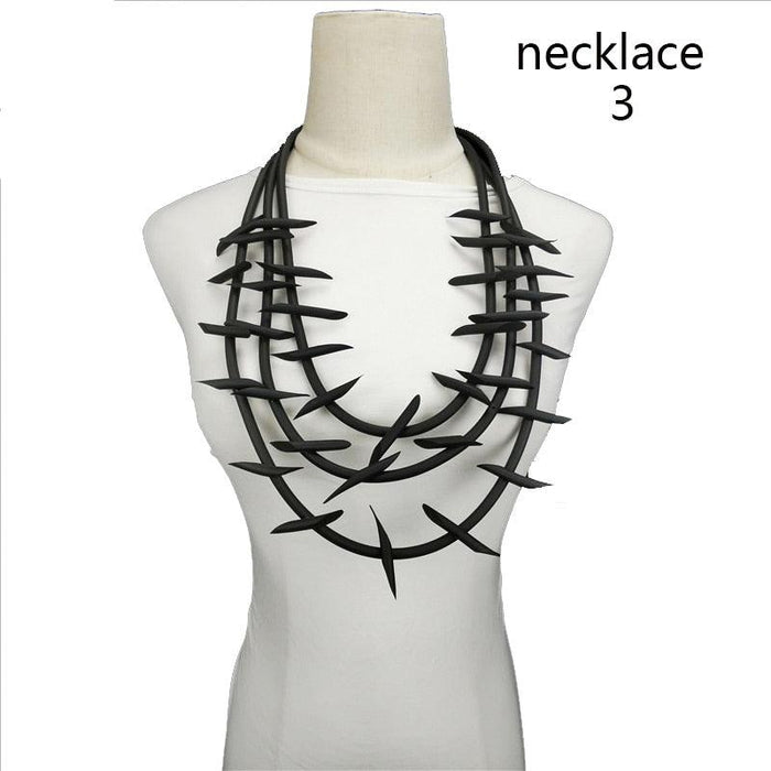 Rebel Soul Gothic Punk Necklaces: Handmade Edgy Accessories for Unique Style