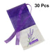 Embroidered Lavender Aromatherapy Pouch for Jewelry and Herb Storage