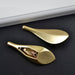 Nordic Elegance: Gold Leaf Solid Brass Cabinet Knob - Elevate Your Decor with Luxury