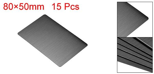 Customizable Stainless Steel Metal Plates for Premium Branding