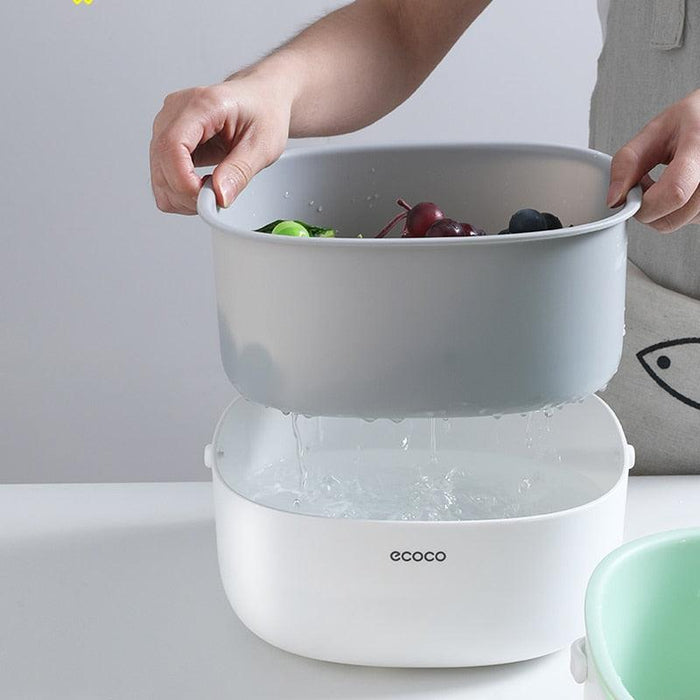 Revolutionary Two-in-One Kitchen Strainer Basket