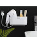 Space-Saving Wall-Mounted Hair Tool Organizer with Moisture Control