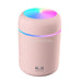 USB-Powered Aroma Oil Diffuser with Colorful Night Light - Portable Electric Air Humidifier