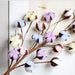 Charming Dried Cotton Flower Arrangement - A Touch of Nature for Home and Weddings