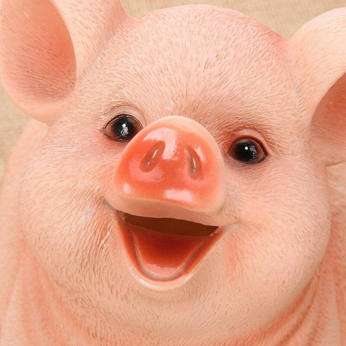 Whimsical Cartoon Piggy Bank - Charming Money-Saving Companion for Kids