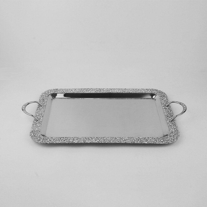 Sophisticated Stainless Steel Serving Tray Collection for Celebrations and Special Events