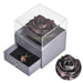 Timeless Elegance: Preserved Rose Jewelry Box Gift Set with Complimentary Necklace