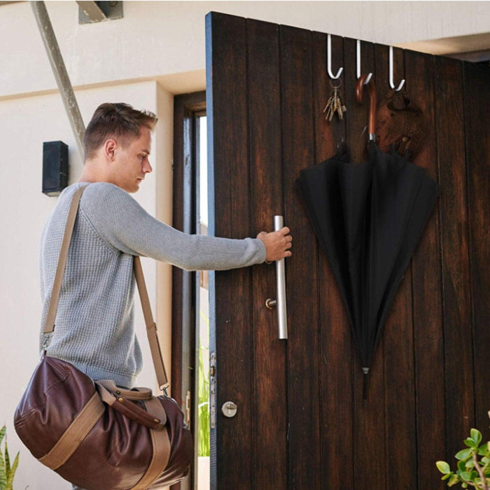 Festive Space-Saving Metal Garage Door Hook