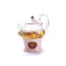 Luxurious Golden Marbled Porcelain Tea Set - Ultimate Drinking Experience Collection