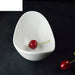 Luxurious Gold Ingot Design Ceramic Salad Bowl Set - Elegant White Dining Essentials