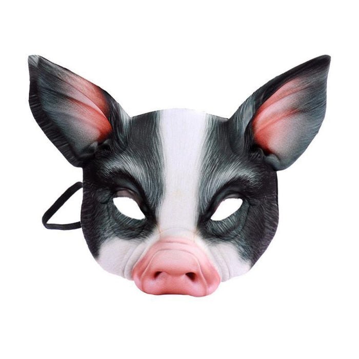 Piggy Parade Pro Mask - Be the Center of Attention with this Playful Animal Costume Accessory