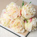 Elegant Peony and Blush Rose Silk Flower Arrangement Set