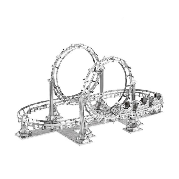 DIY Roller Coaster Model Kit for Amusement Park Fans