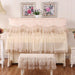 Elegant Lace Piano and Stool Cover Set: Sophistication in Protection