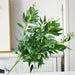 Opulent Willow Jungle Bouquet - Elegant Faux Floral Arrangement for Sophisticated Settings