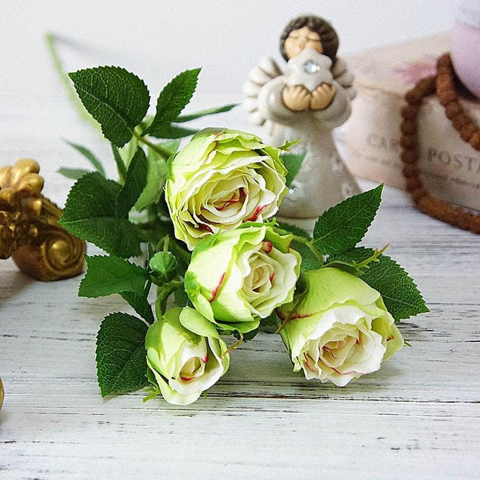 Elegant Silk Rose Arrangement: Exquisite Artificial Flowers for Timeless Decor