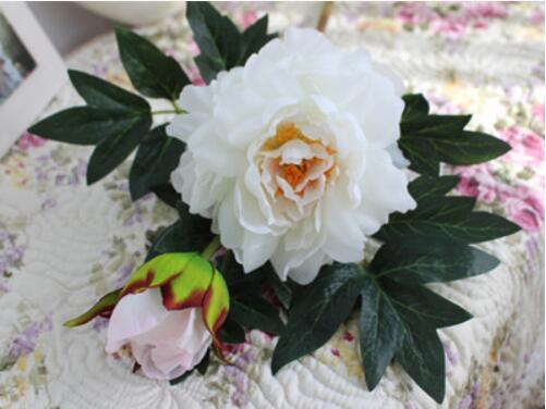 Autumn Elegance Silk Peony Arrangement - Ideal for Wedding and Home Decor
