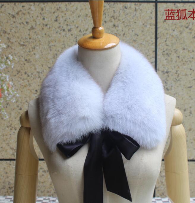 Elegant Winter Chic Raccoon Dog Fur Ribbon Stole