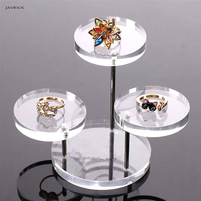 Sophisticated Acrylic Jewelry Display Stand - Modern Organizer for Necklaces and Bracelets