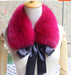 Luxurious Raccoon Dog Fur Ribbon Stole for Winter Elegance