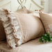 Luxe European Lace Embroidered Pillow Shams Set