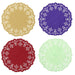 Elegant Lace Paper Mats Coasters - Stylish Table Setting Accessories
