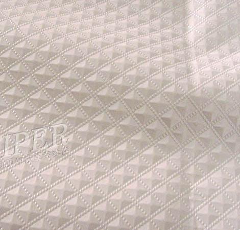 Crafters' Delight: Diamond Embossed PVC Leather - Luxury Clutch Fabric