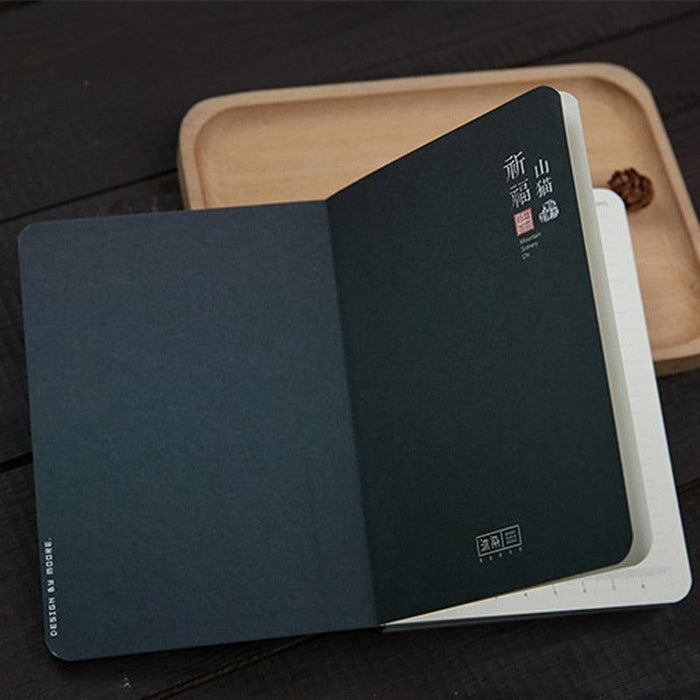 Chic Compact Planner for Cat Lovers: Japanese-Inspired Yearly & Monthly Organizer