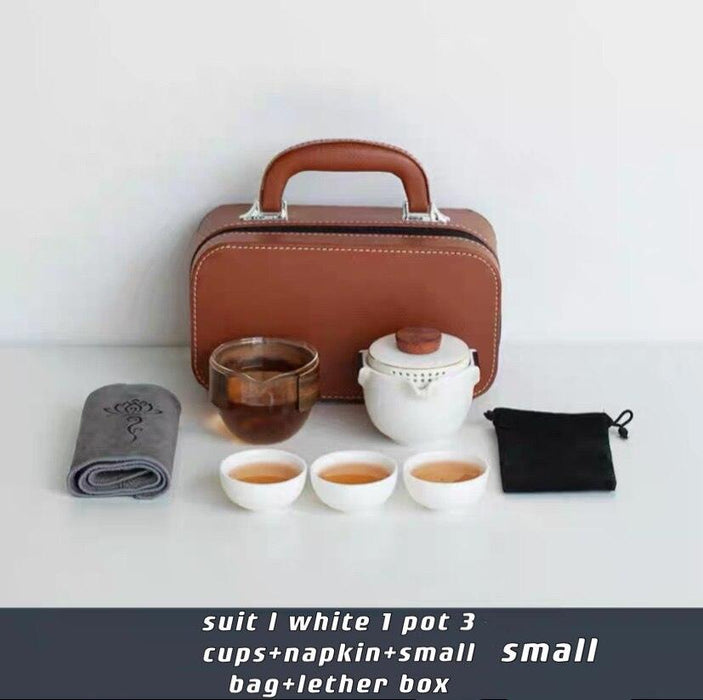 Zen Zhiyu Travel Tea Set - Your Portable Gateway to Tea Bliss