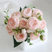 Eternal Charm Silk Orchid and Rose Bouquet - Lifelike Floral Beauty