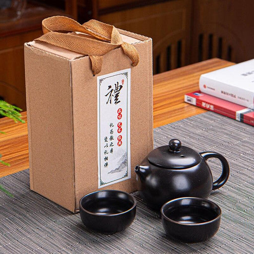 Elegant Celadon Fish Tea Set with Authentic Porcelain Teapot & 6 Cups - Perfect for Asian Tea Traditions