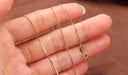 Golden Plated 1mm Snake Chain Necklace - Exquisite 925 Silver Jewelry