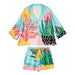 Handcrafted Tropical Flora Pajama Set