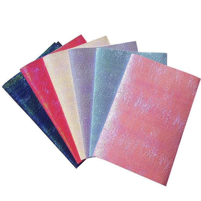 Colorful 3D Faux Leather Craft Sheets for Unique DIY Creations