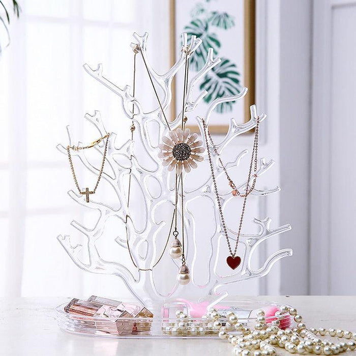 Elegant Antler-Inspired Jewelry Organizer - Chic Display for Your Treasured Accessories