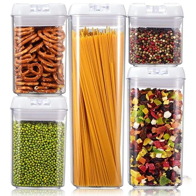 Effortless Pantry and Snack Storage with Durable Heat-Resistant Solution