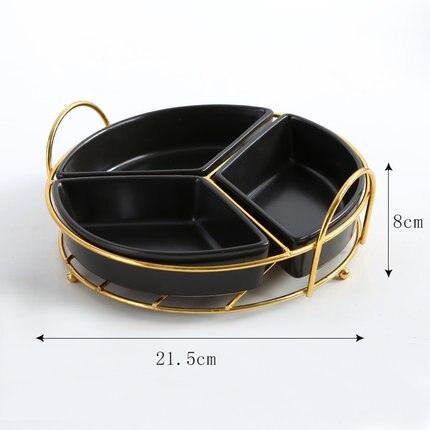 Refined Bone China Ceramic Tray - Elegant Tableware and Decor Accent