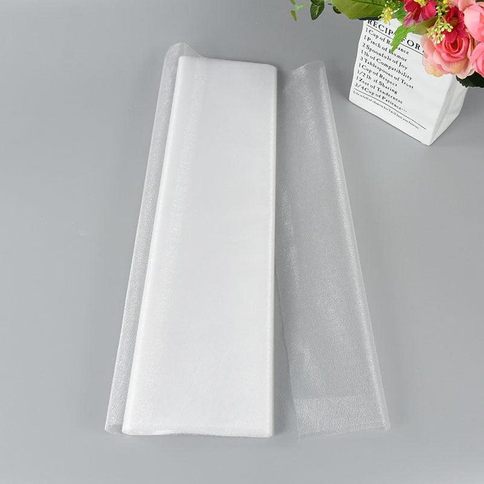 Glistening Elegance Crystal Organza Tulle Ribbon Roll