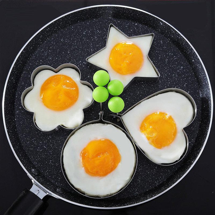 Elevate Your Morning Routine with our Stainless Steel Egg Shaper Mold