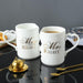 Romantic Couple's Ceramic Mug Duo - Ideal Present for Special Moments