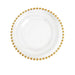 Elegant European Ceramic Dinner Plate Set: Botanica Collection - Luxury Dining Experience